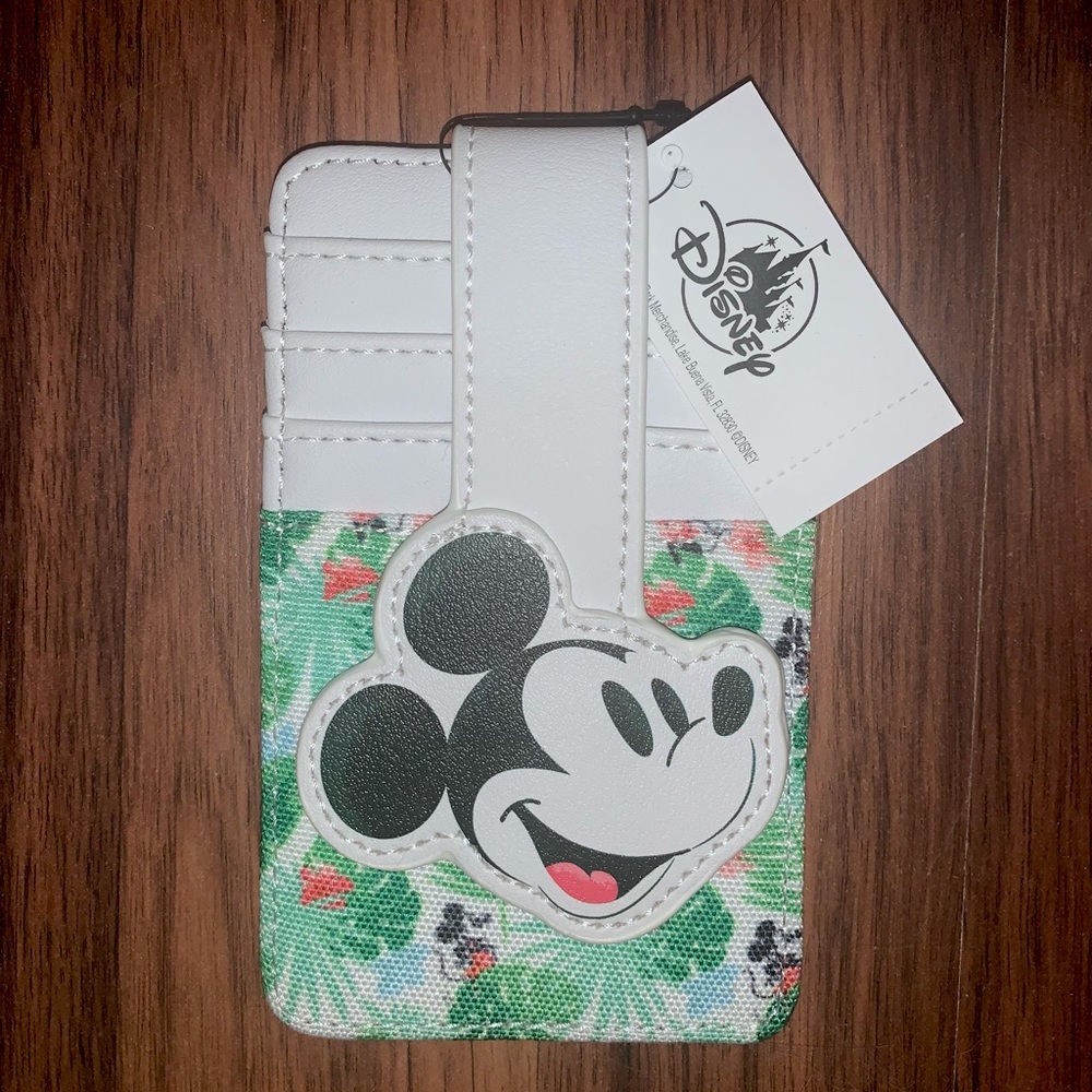 Disney World Parks Card Holder Wallet - Mickey Mouse Tropical!!